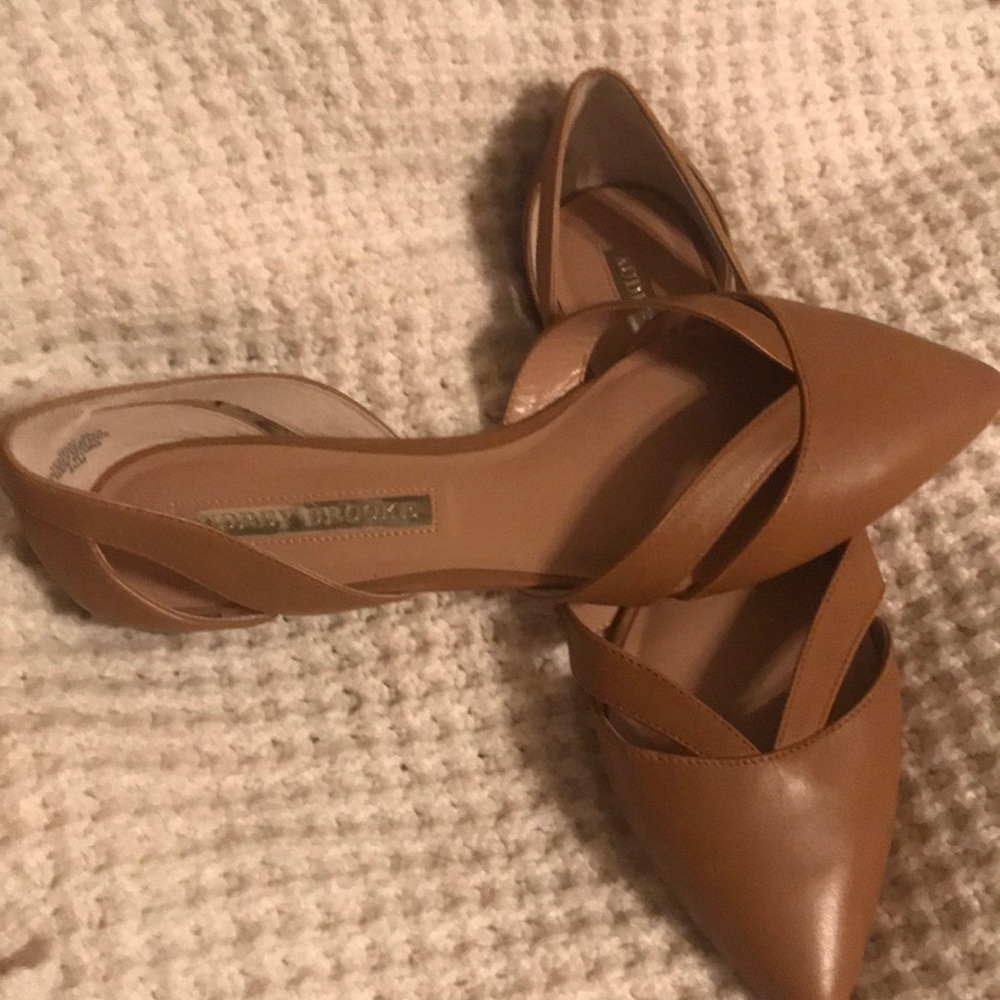 Audrey Brooke Tan Flats